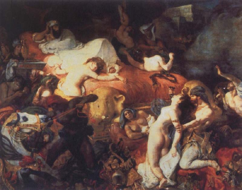 Eugene Delacroix Death of Sardanapalus